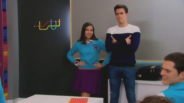 Franky protegida por mamá