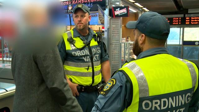 En berusad och aggressiv man