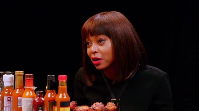 Taraji P. Henson Needs a Stunt Double to Eat Spicy Wings