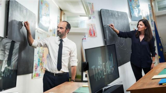 Edouard Philippe, Anne Hidalgo & Omar Sy