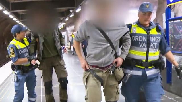 Stökiga män på Fridhemsplan