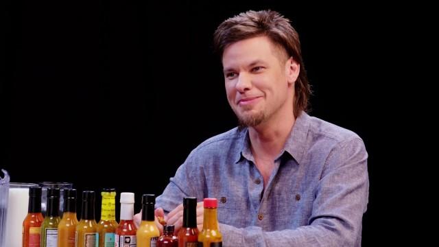 Theo Von Fights the Dark Arts While Eating Spicy Wings