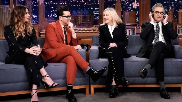 The Cast of Schitt's Creek, Finn Wolfhard, Justin Willman