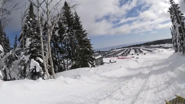 Grosse descente en luge avec la Team Croûton...