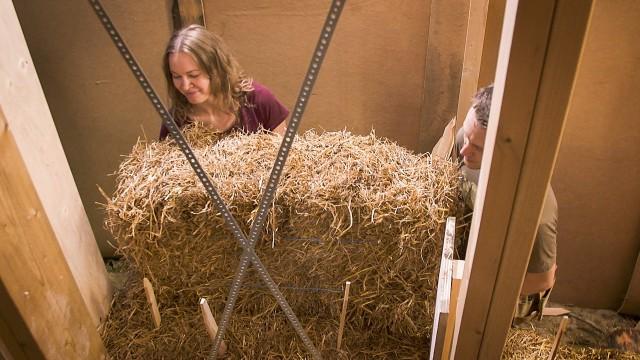 Straw bale house in Umeå