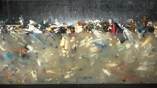 Pathetic Man-Child Destroys 2,387 Vintage Star Wars Figures