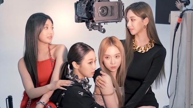 Aespa DAZED with GIVENCHY Photoshoot Behind The Scenes