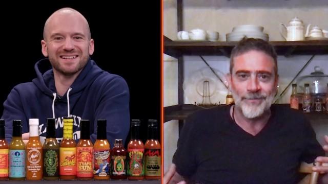 Jeffrey Dean Morgan Can’t Feel His Face While Eating Spicy Wings