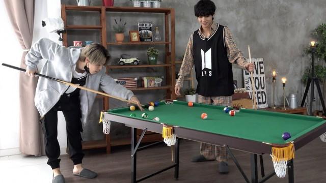 Jimin vs V Pool Game