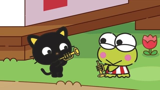 Keroppi Faces The Music