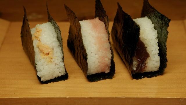 Omusubi and Sweetfish Shioyaki of Takasaki City, Gunma Prefecture