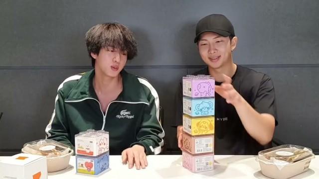 [BTS] JIN&RM building nano blocks