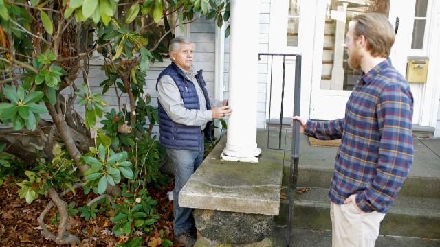 Porch Base Column Repair, Smart Thermostats