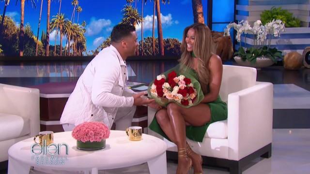 Guest host Ciara with Russell Wilson; La La Anthony