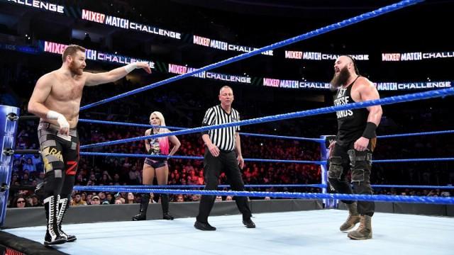 Week 3: Strowman/Bliss vs. Zayn/Lynch