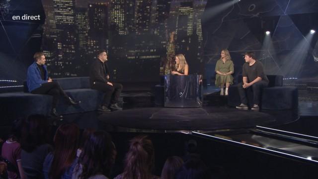 Antoine Pilon, Phil Roy, Scott-Pien Picard et la célébrité évincée de Big Brother Célébrités, Lysanne Richard