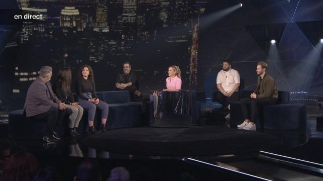 Matthieu Pepper, Jean-Sébastien Girard, Ève Gascon, Guillaume Pineault et la célébrité évincée de Big Brother Célébrités, Martin Vachon