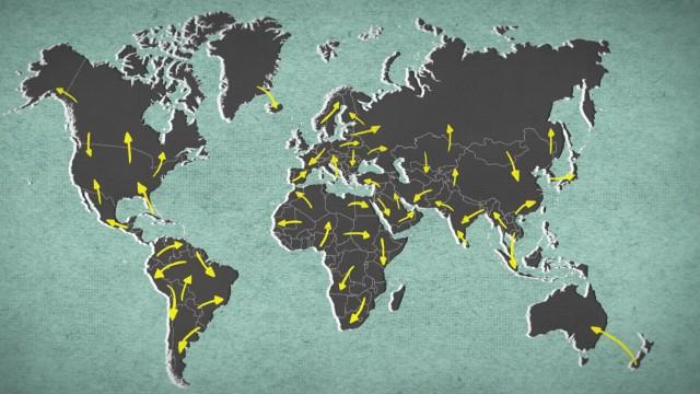 Où migrent les humains ?