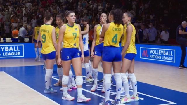 E a jovem equipe do Brasil chega às finais da VNL