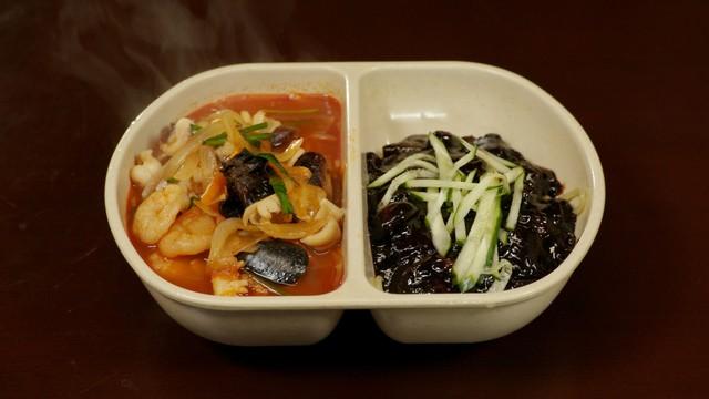 Sweet and Sour Pork and Jamja Noodles of Nippori, Arakawa Ward, Tokyo