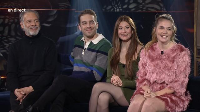 Rosalie Vaillancourt, Katherine Levac, Antoine Pilon, Bernard Fortin, Tammy Verge, Antoine Vézina et Martin Vachon