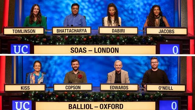 Christmas 2022: SOAS University of London v Balliol College, Oxford