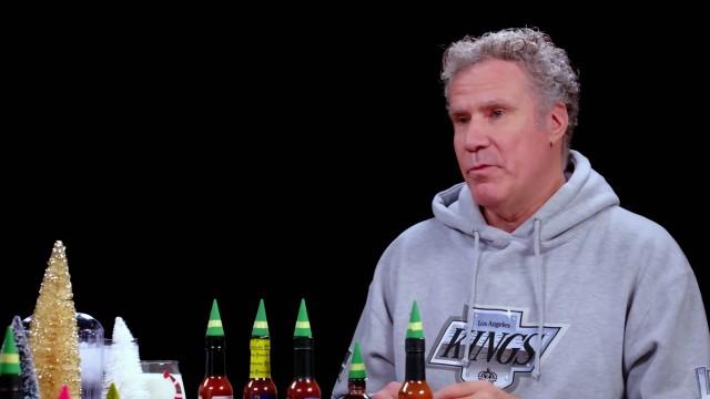 Will Ferrell Brings the Spirit to the Hot Ones Holiday Extravaganza