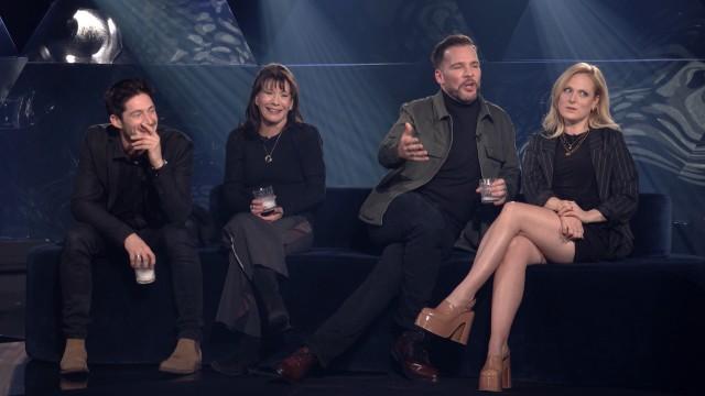 Éric Bruneau, Sylvie Léonard, Marie-Philip Poulin, Marie-Soleil Dion, Louis-Olivier Maufette et Martin Vachon