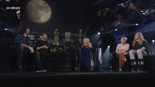 Mathieu Dufour, Claudette Dion, Olivier Martineau, Mathieu Cyr et Andréanne Martin