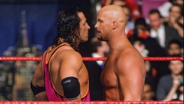 “Stone Cold” Steve Austin vs. Bret “Hitman” Hart