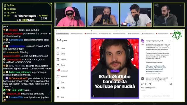 ilGATTOsulTUBO bannato da YT per NUDITÀ. Ti stimavamo, perché l’hai fatto? | Cerbero Podcast #1727