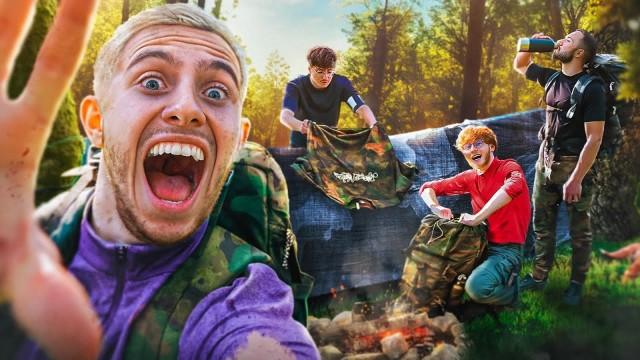 SURVIVRE 48H DANS UNE FORÊT ! (comme des militaires)