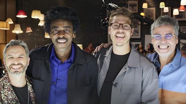 Seu Jorge, Carlinhos de Jesus e Bruno Motta