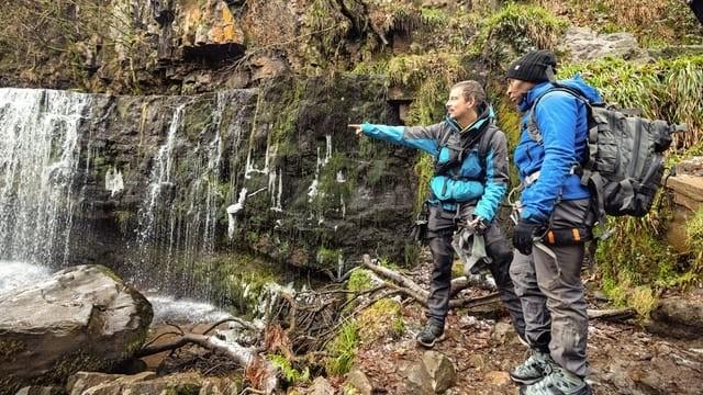 Cynthia Erivo in the Brecon Beacons Mountains