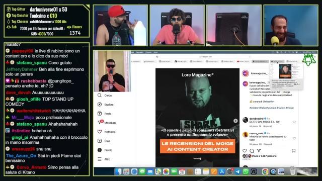 il MOIGE BLASTA Rubino e altri CREATOR... | Cerbero Podcast #1895