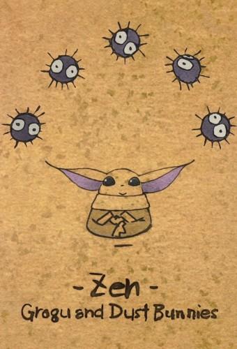 Zen - Grogu and Dust Bunnies