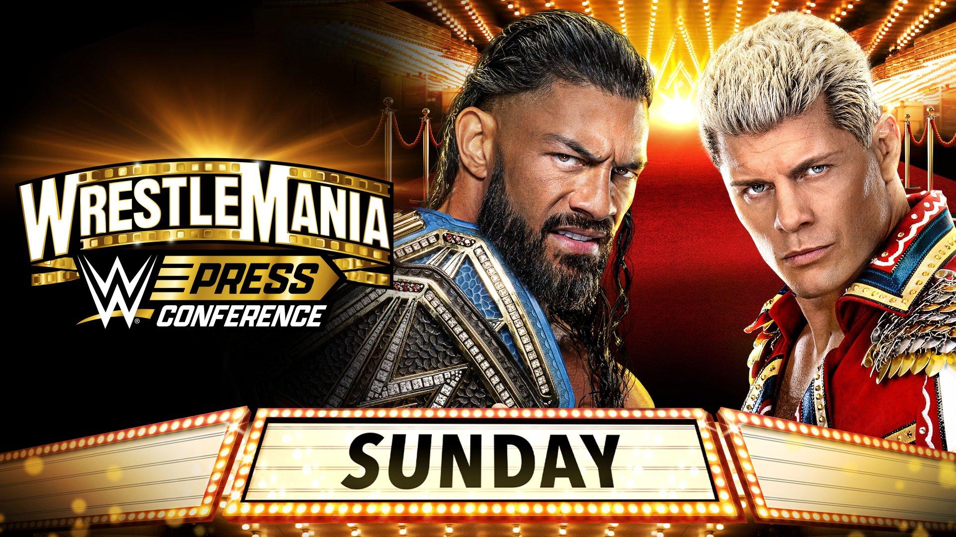 WWE WrestleMania 39 Sunday Press Conference