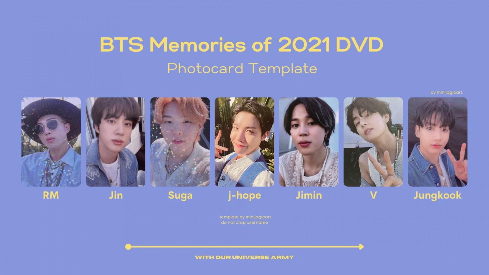 BTS Memories of 2021