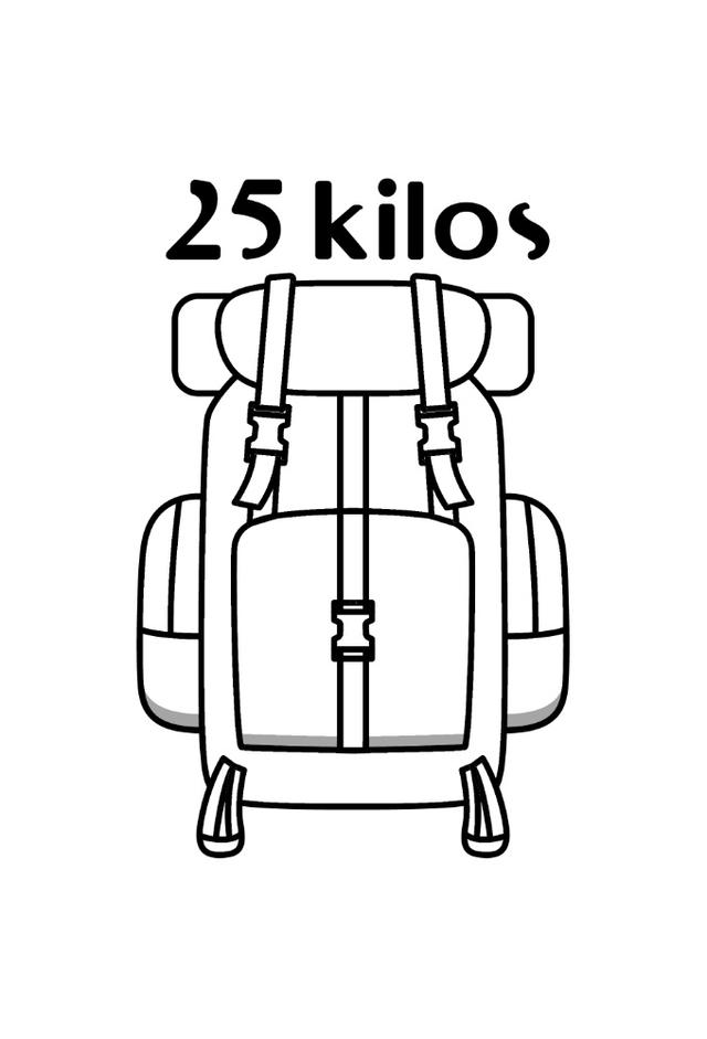 25 kilos : 3 jours pour vider son sac