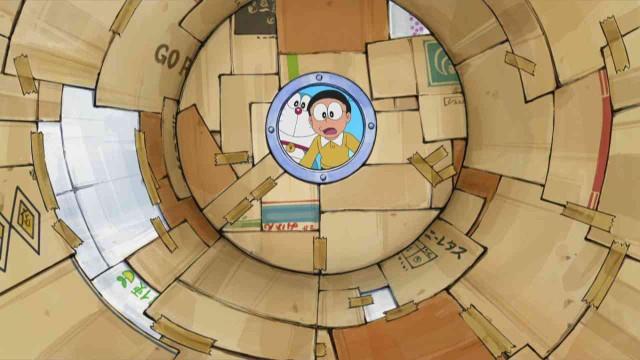 Nobita's Cardboard Space Station