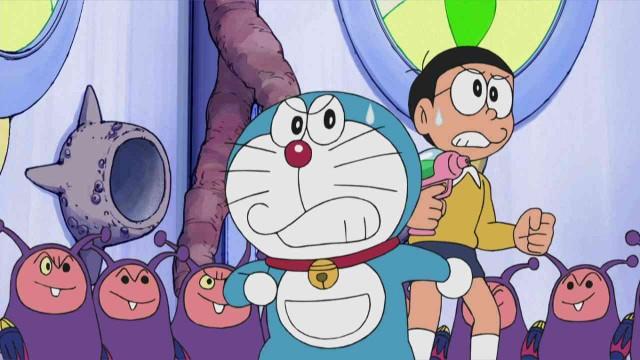 A Space Fighter Attacks Nobita