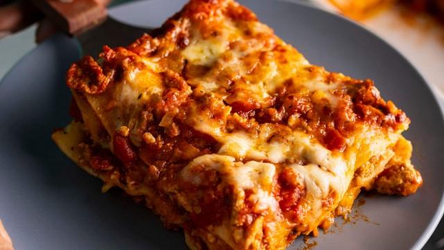 Turkey Lasagna and Chocolate Sorbet