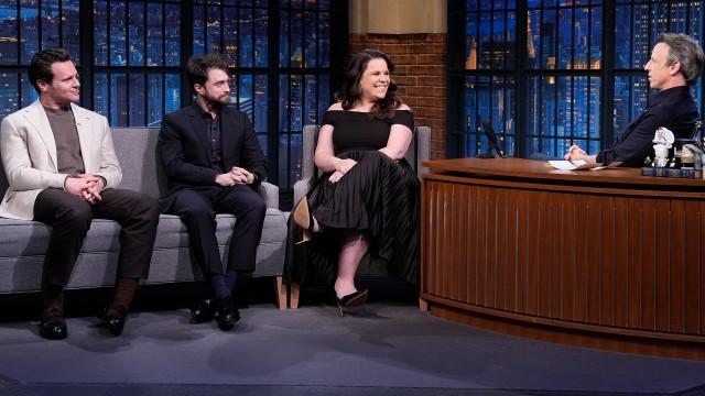 Daniel Radcliffe, Jonathan Groff, Lindsay Mendez, Taran Killam