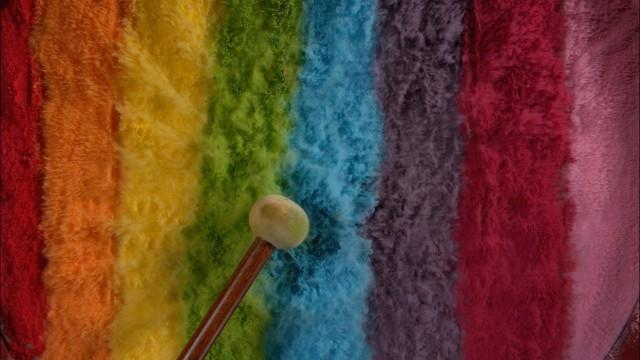 Paint Shockwaves on Drum with Robot Camera at 10,000 FPS