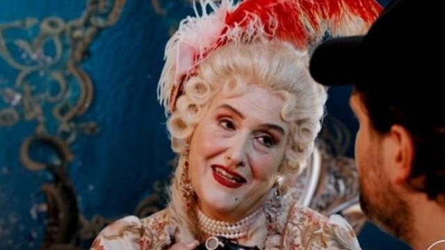 The cat is on the table