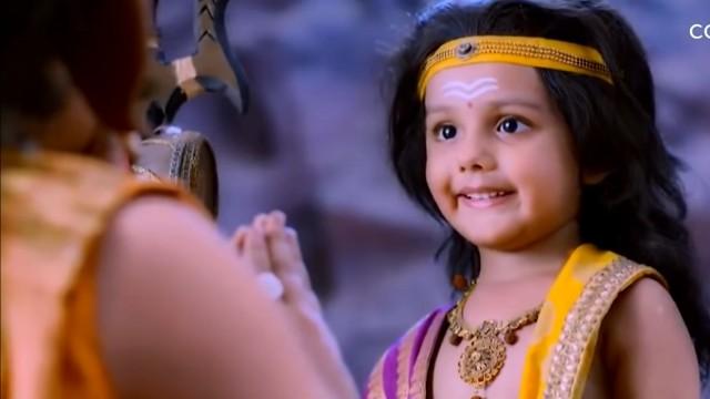 Mahadev and Lord Krishna Engage in Battle