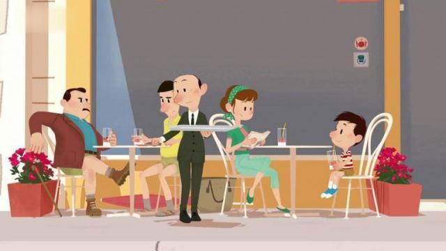 Le concours de natation