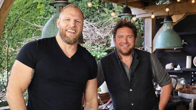 James Haskell, Mike Reid, Lisa Goodwin-Allen, Richard Bertinet