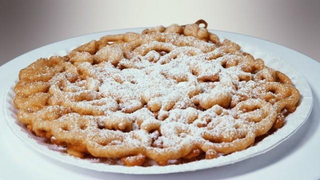 Chicken Funnel Cake Sandwich