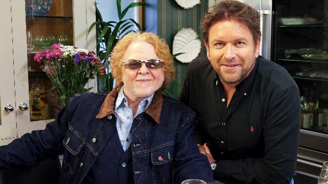 Mick Hucknall, Wolfgang Puck and Francesco Mazzei